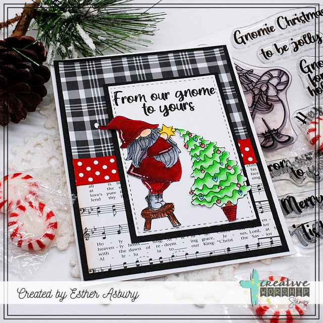 Christmas Gnomes Clear Stamp Set