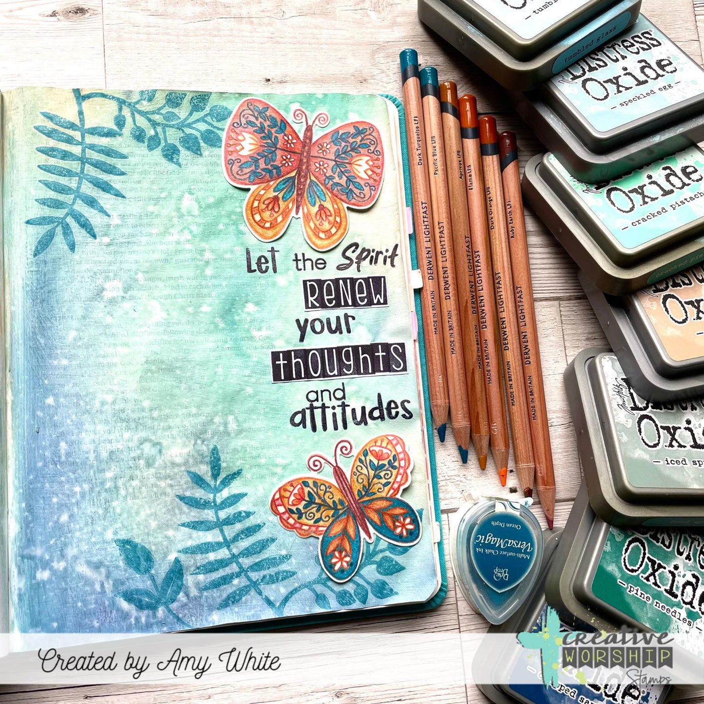 Print Blocks Alpha Clear Stamp Set