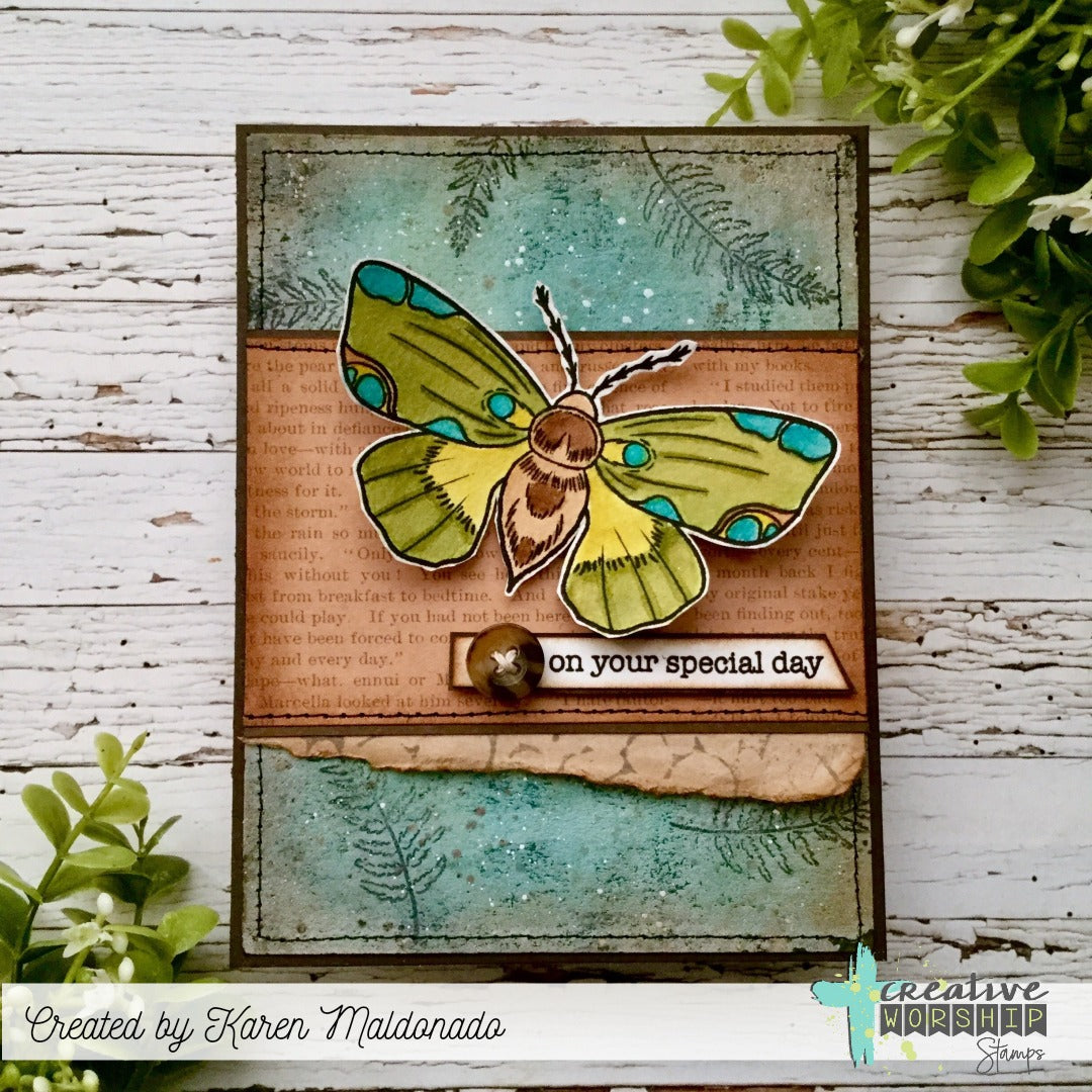 Birthday Wordfetti Clear Stamp Set