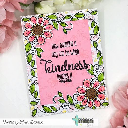 Doodle Florals Clear Stamp Set