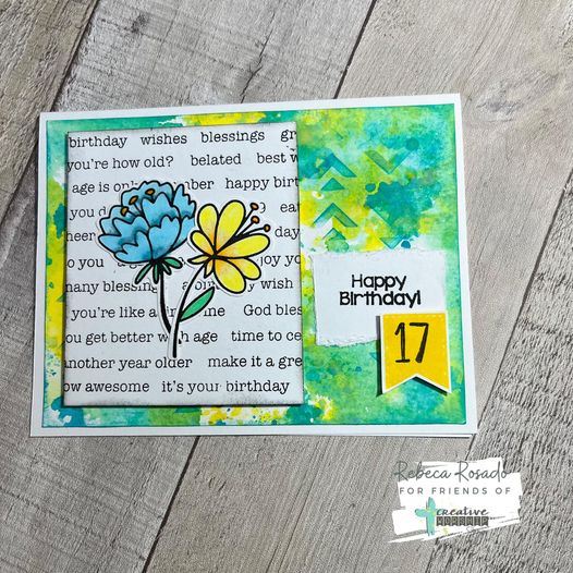 Fun Florals Clear Stamp Set