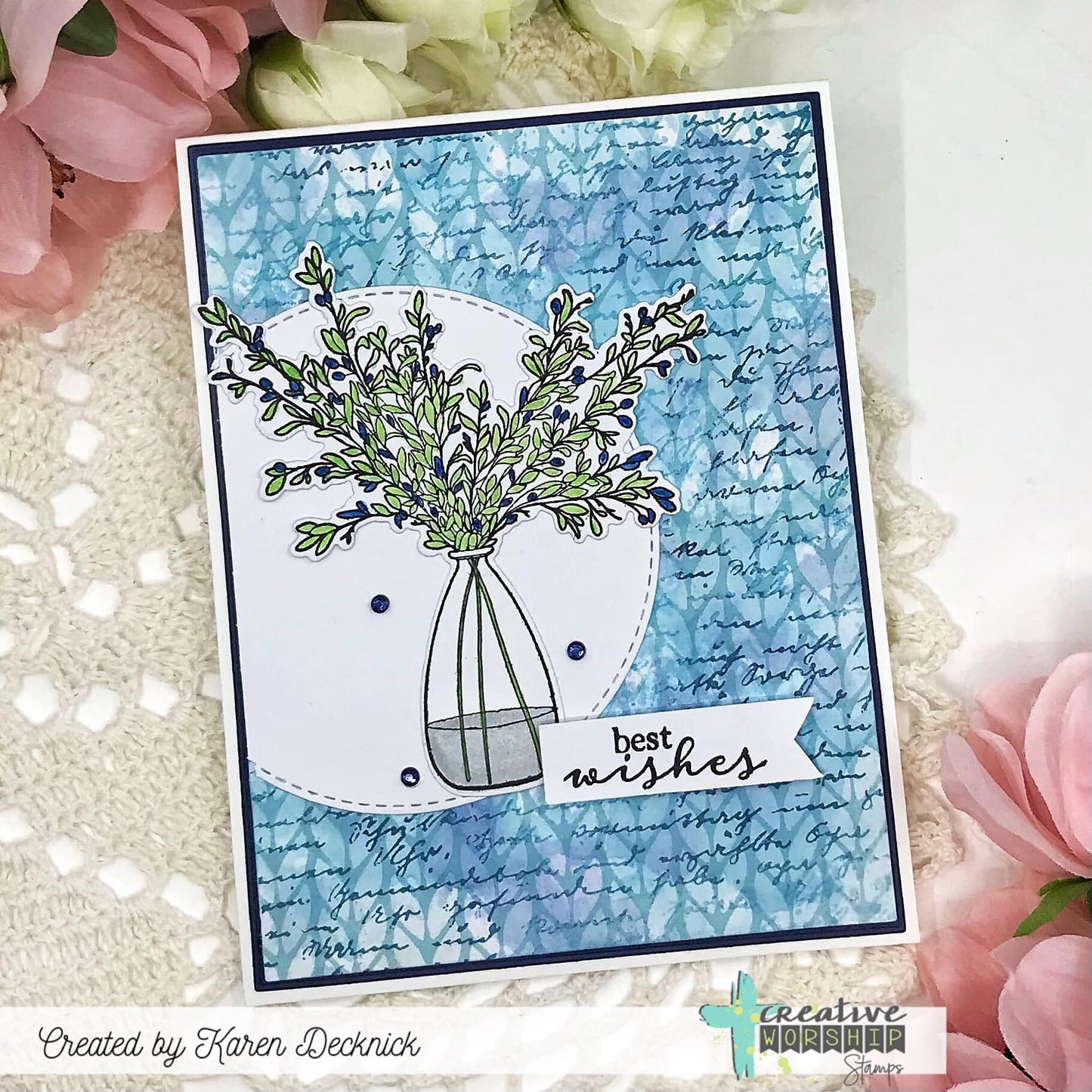 Beautiful Bouquets Clear Stamp Set