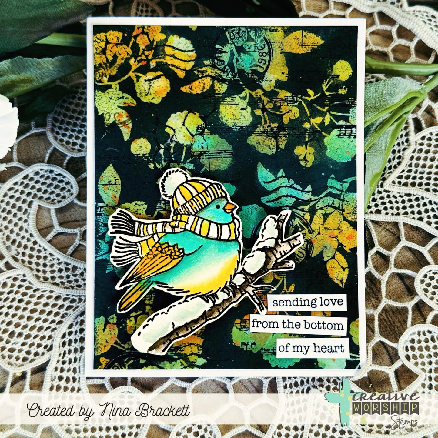 Love Wordfetti Clear Stamp Set