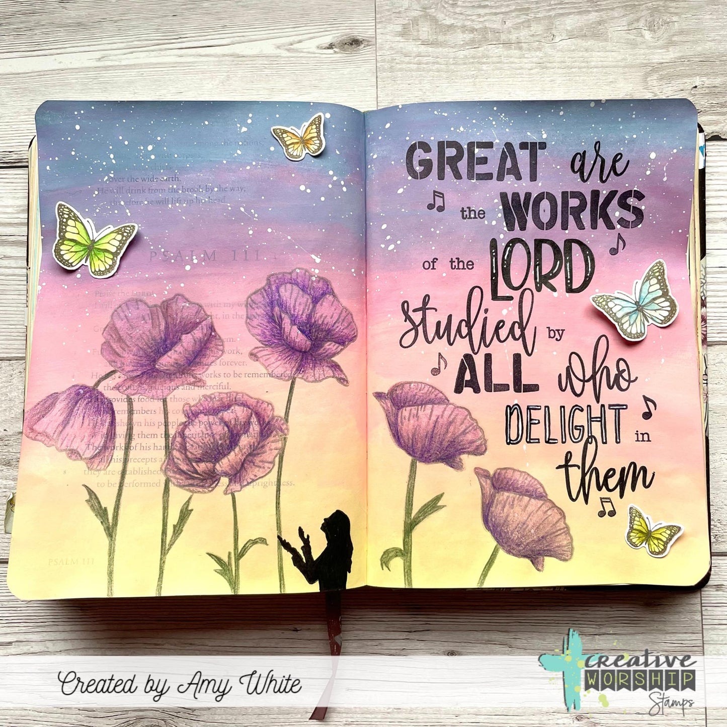 Stencil Alpha Clear Stamp Set