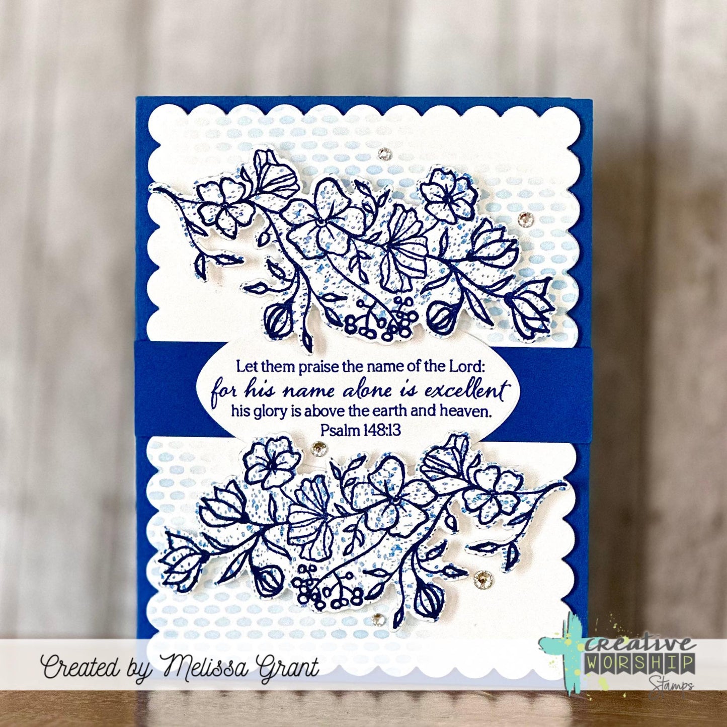Vintage Butterflies & Blooms Clear Stamp Set