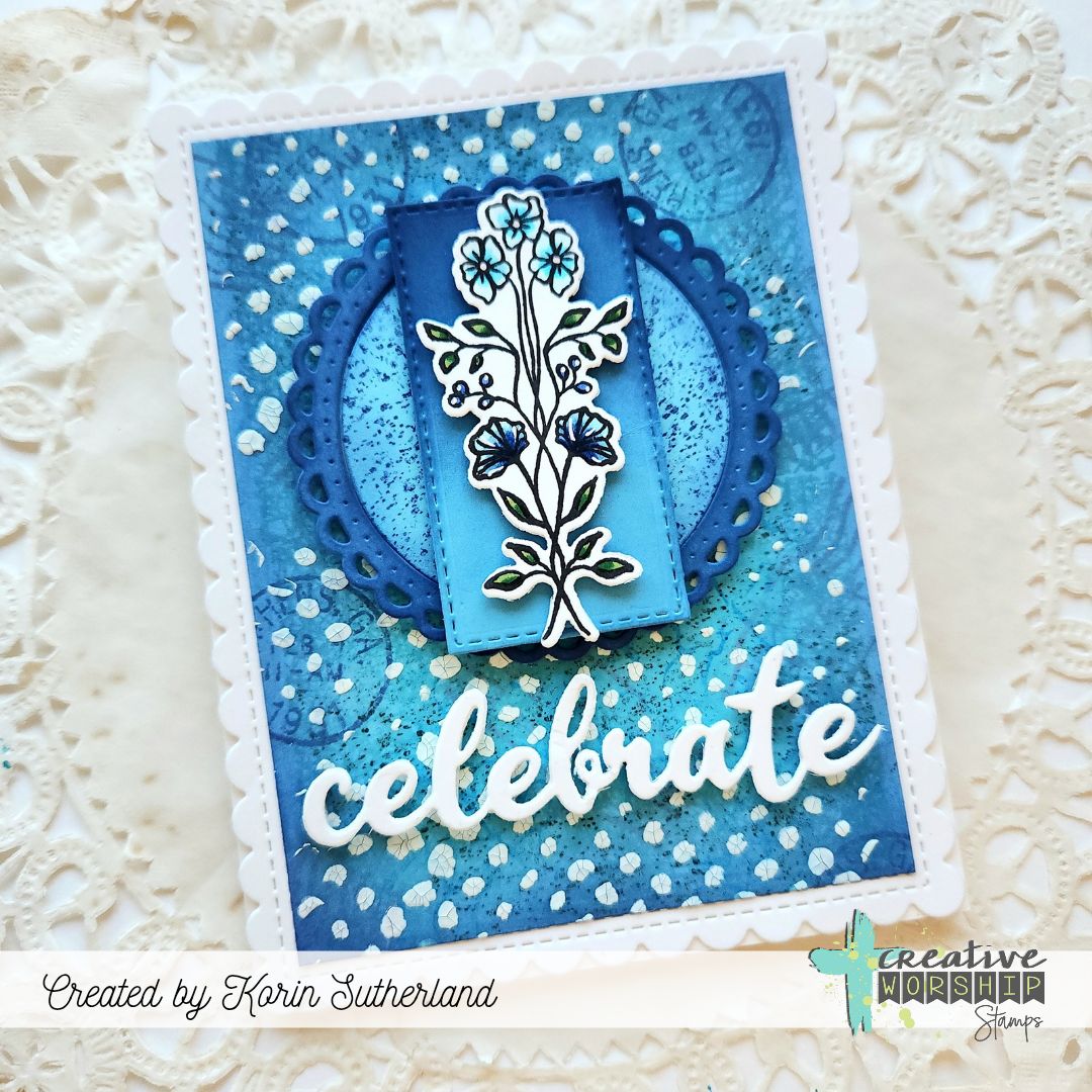 Vintage Butterflies & Blooms Clear Stamp Set