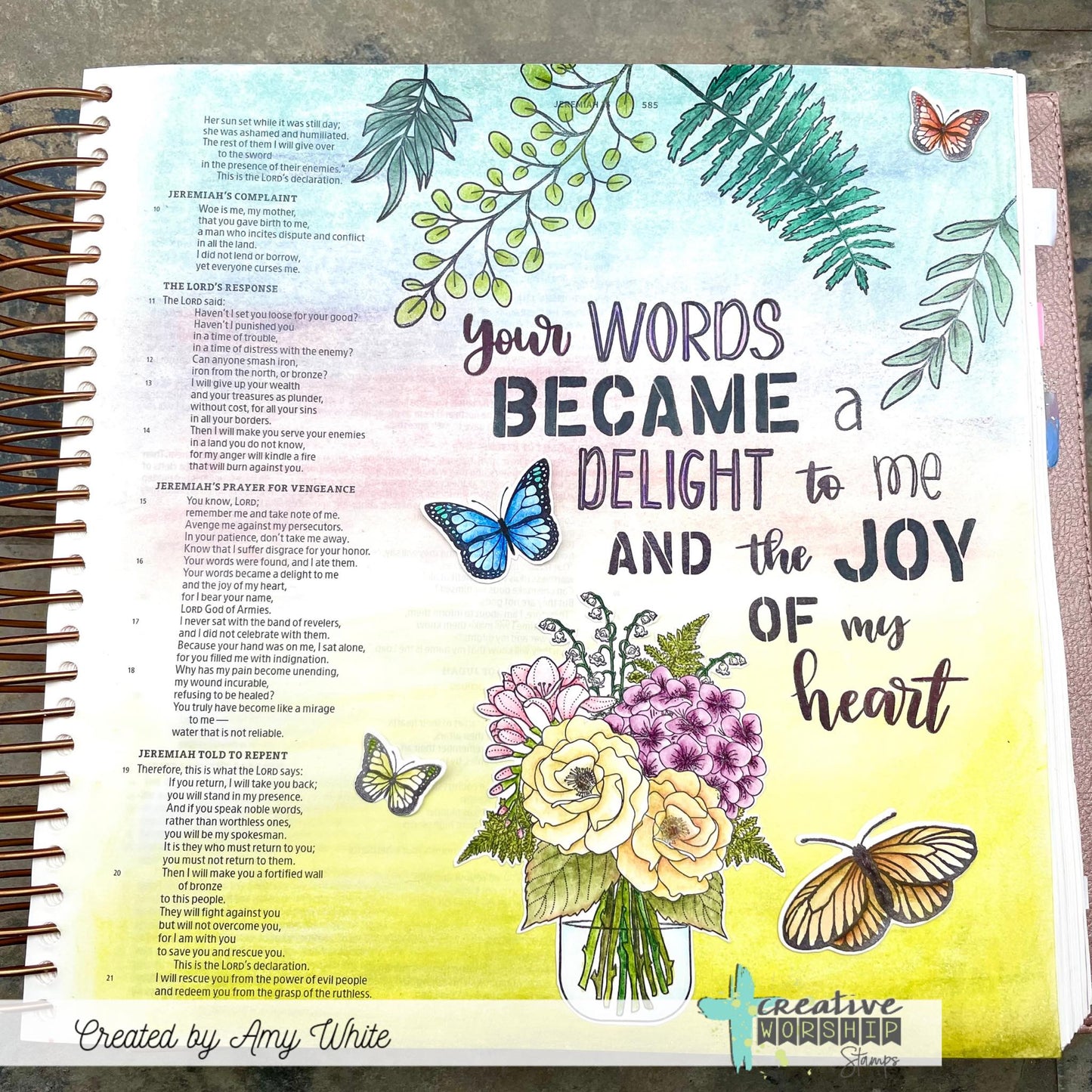 Stencil Alpha Clear Stamp Set