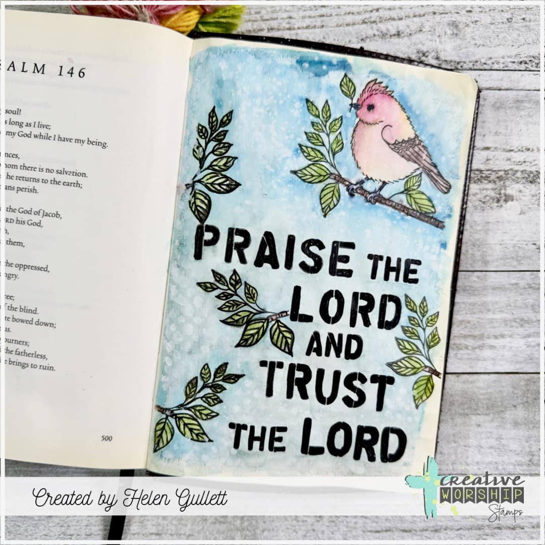 Stencil Alpha Clear Stamp Set