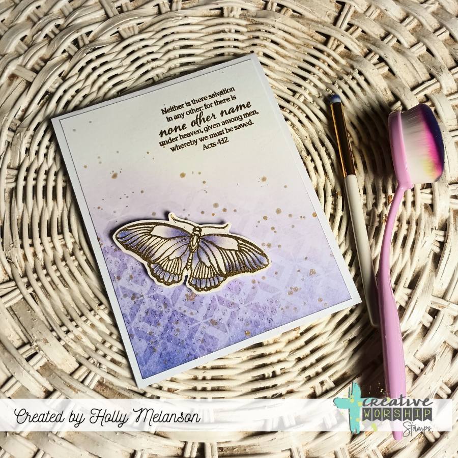 Vintage Butterflies & Blooms Clear Stamp Set