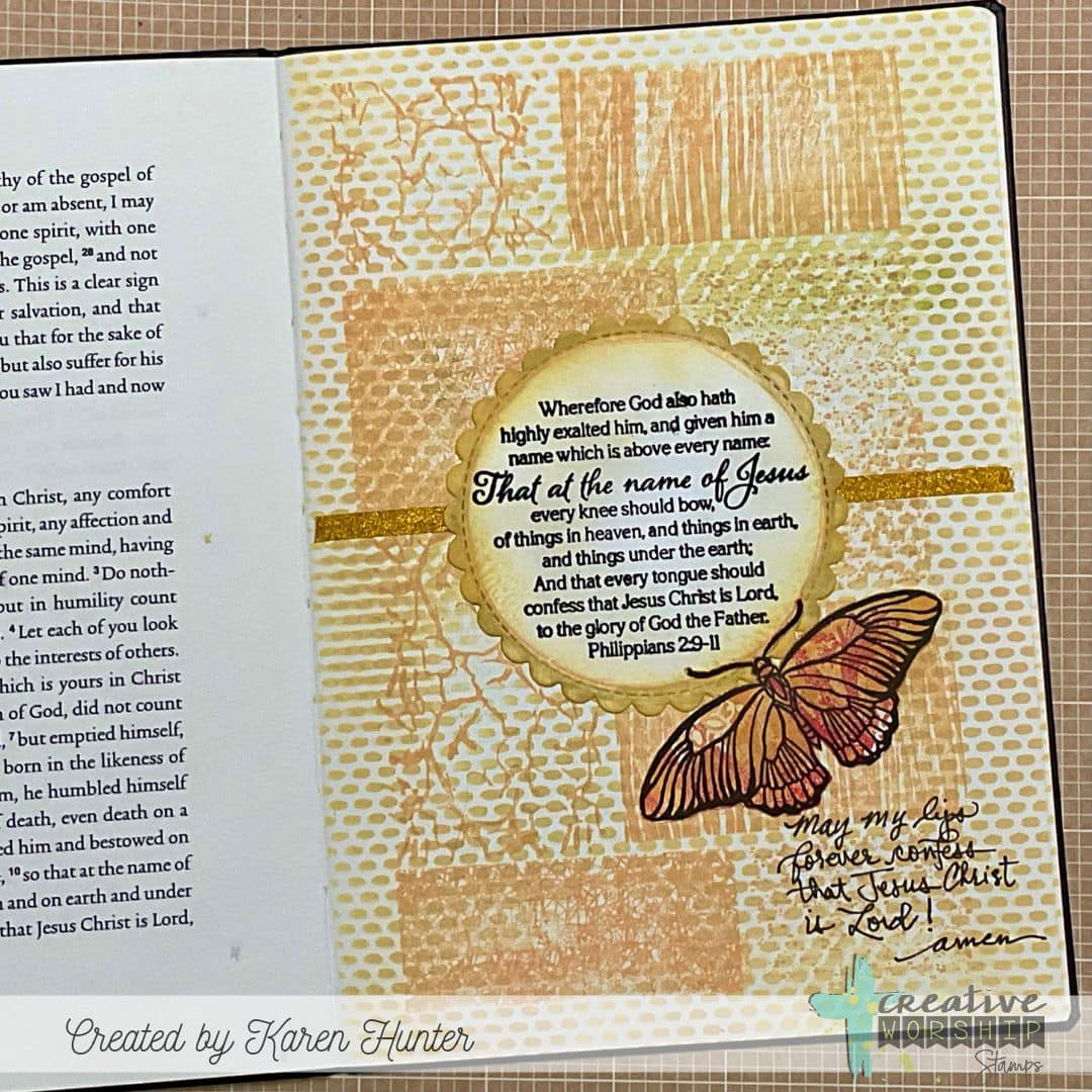 Vintage Butterflies & Blooms Clear Stamp Set