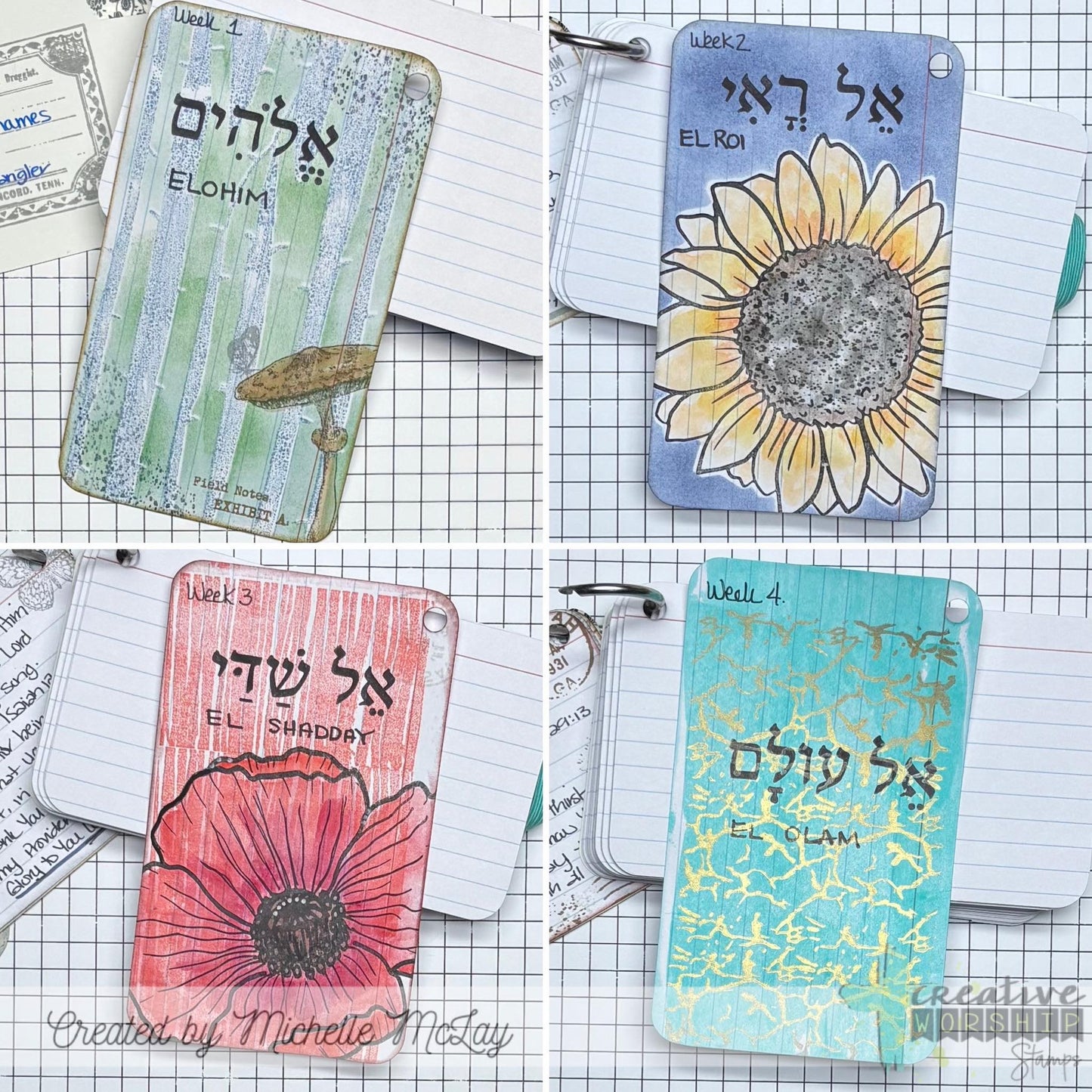 Hebrew Alpha Clear Stamp Set