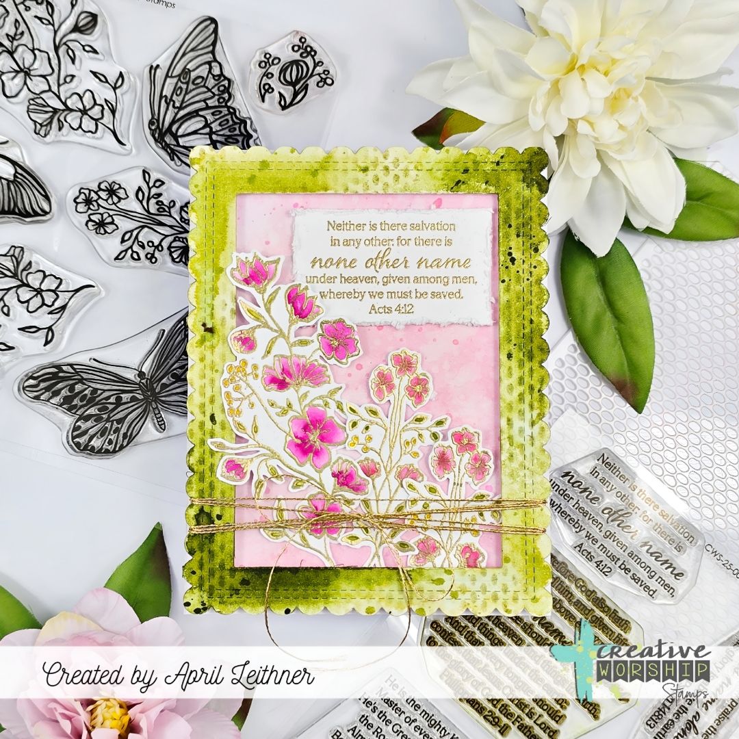 Vintage Butterflies & Blooms Clear Stamp Set