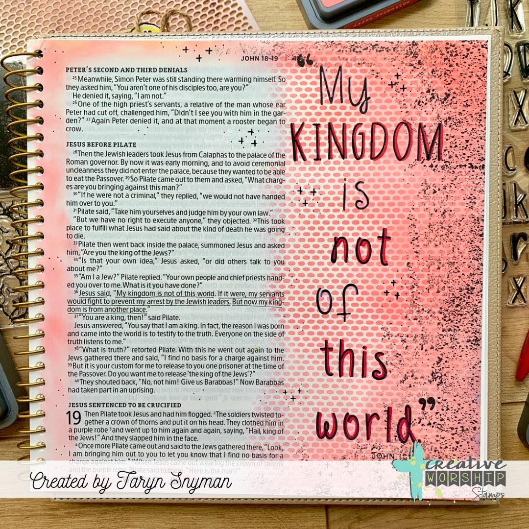 Texture Tiles 12 Clear Stamp Set