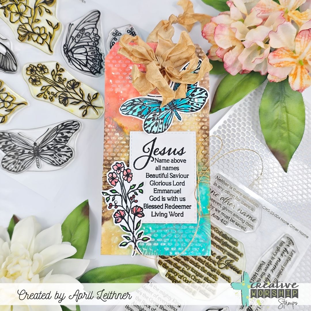 Vintage Butterflies & Blooms Clear Stamp Set