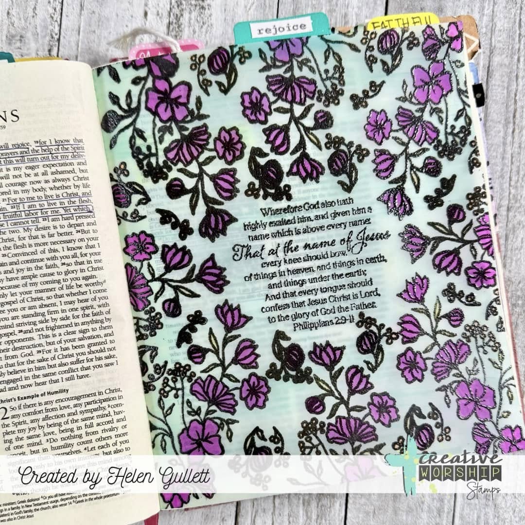 Vintage Butterflies & Blooms Clear Stamp Set
