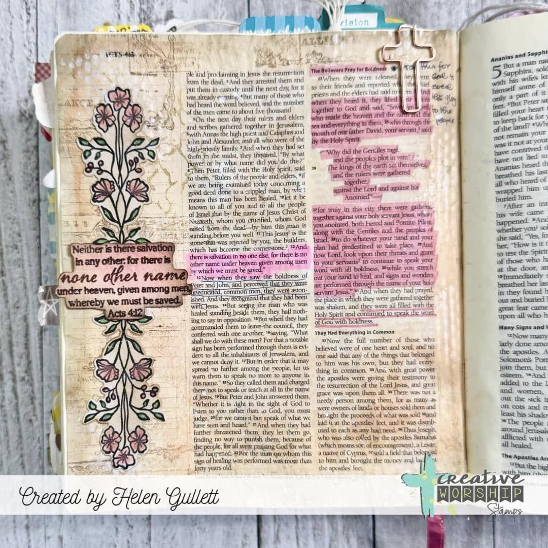Vintage Butterflies & Blooms Clear Stamp Set