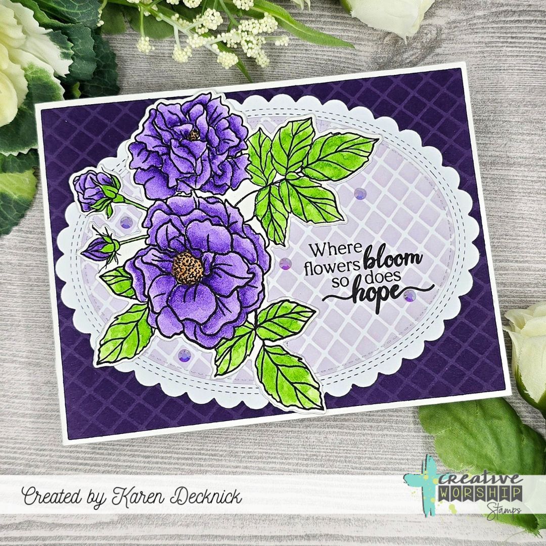 Hope Blooms Clear Stamp Set