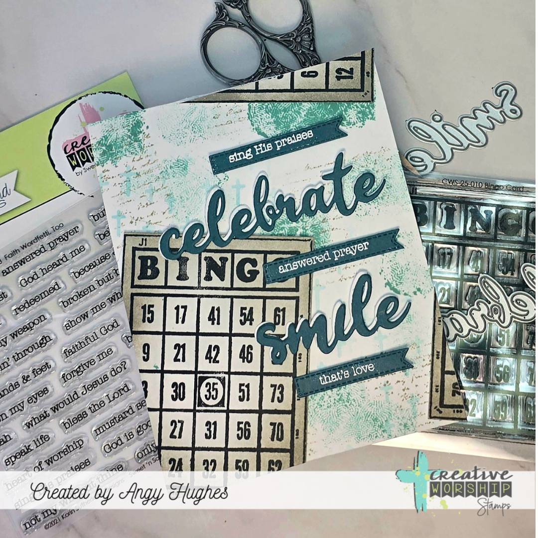 Bingo Card Clear Stamp Set