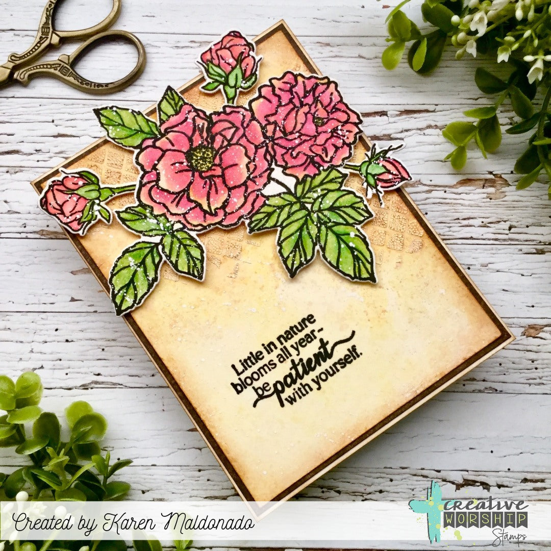 Hope Blooms Clear Stamp Set