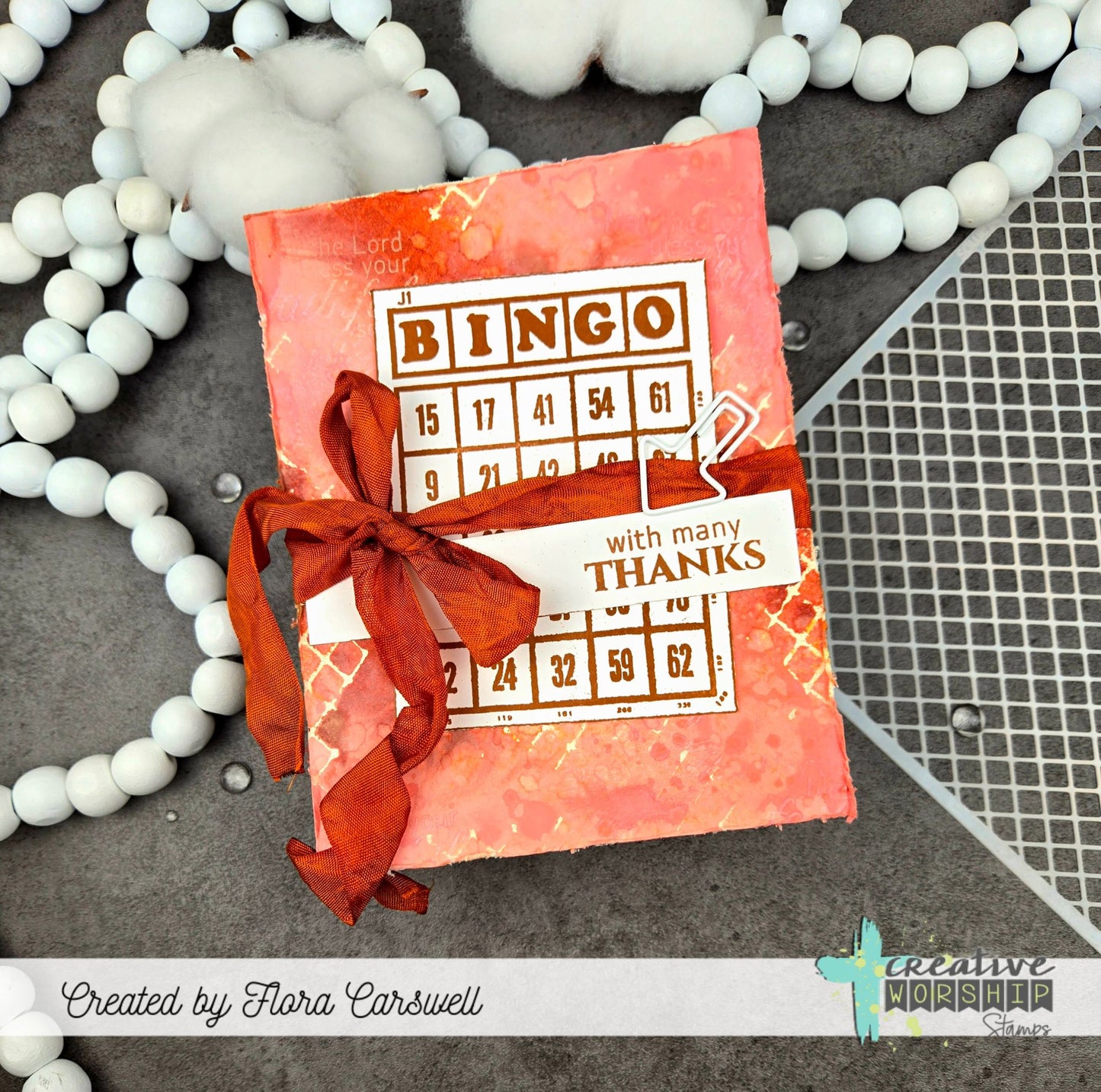 Bingo Card Clear Stamp Set