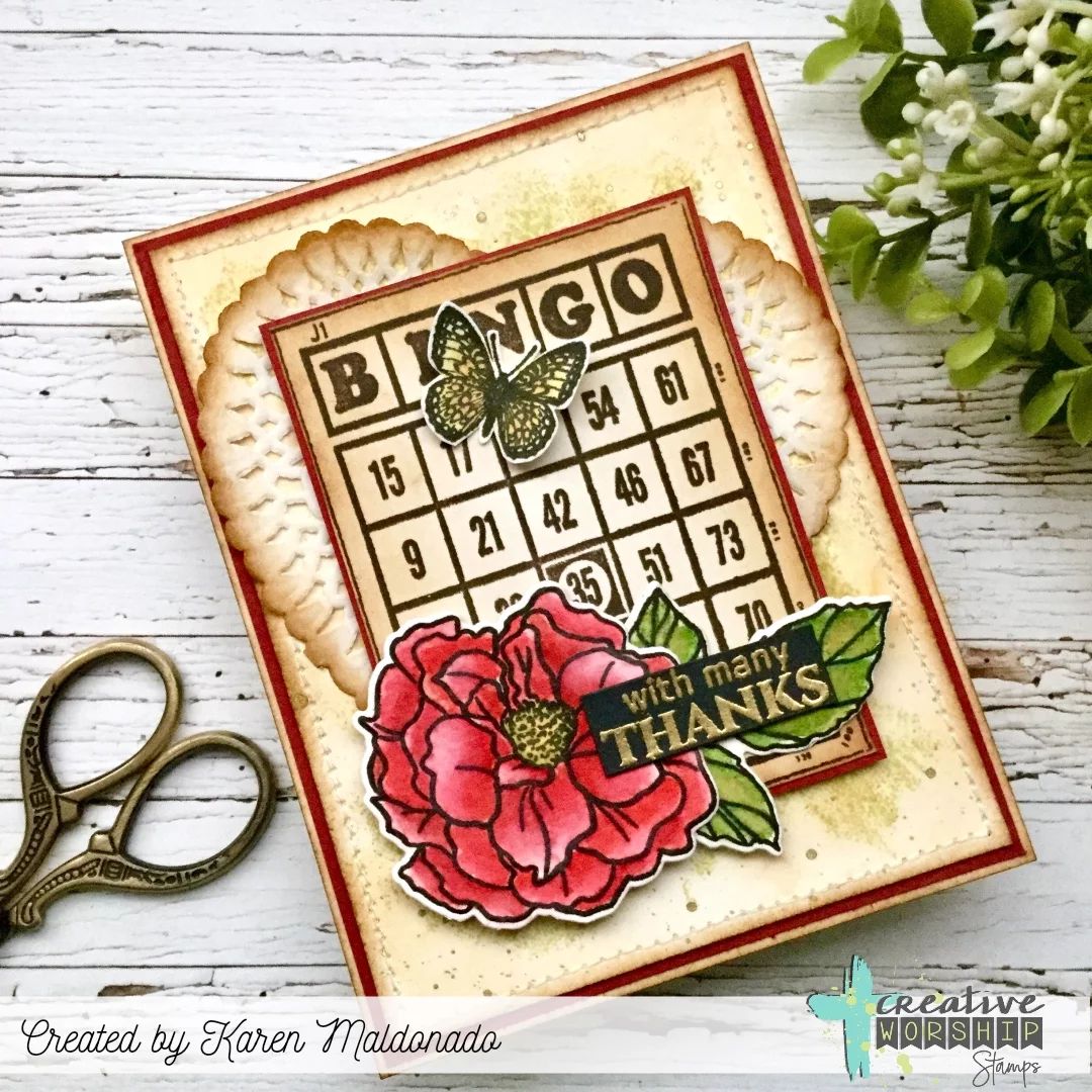 Hope Blooms Clear Stamp Set