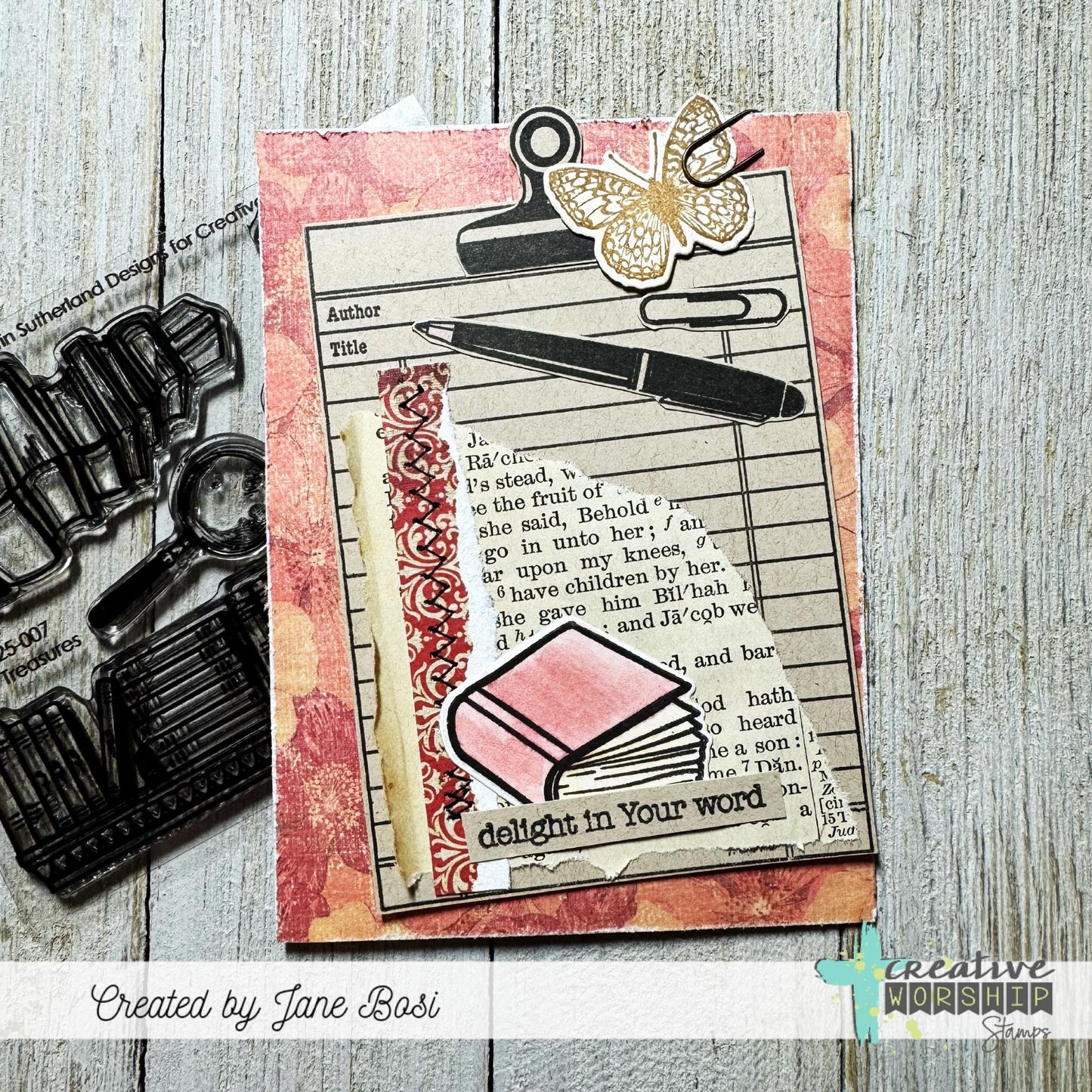 Library Treasures Clear Stamp Set
