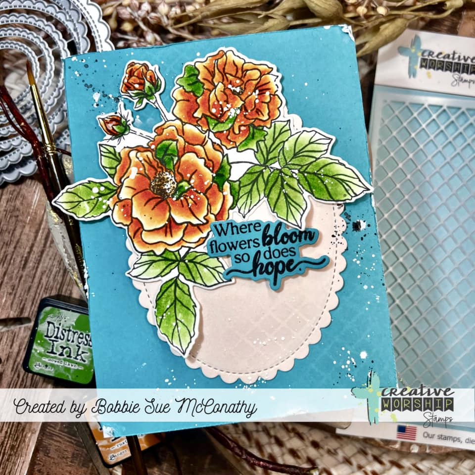 Hope Blooms Clear Stamp Set