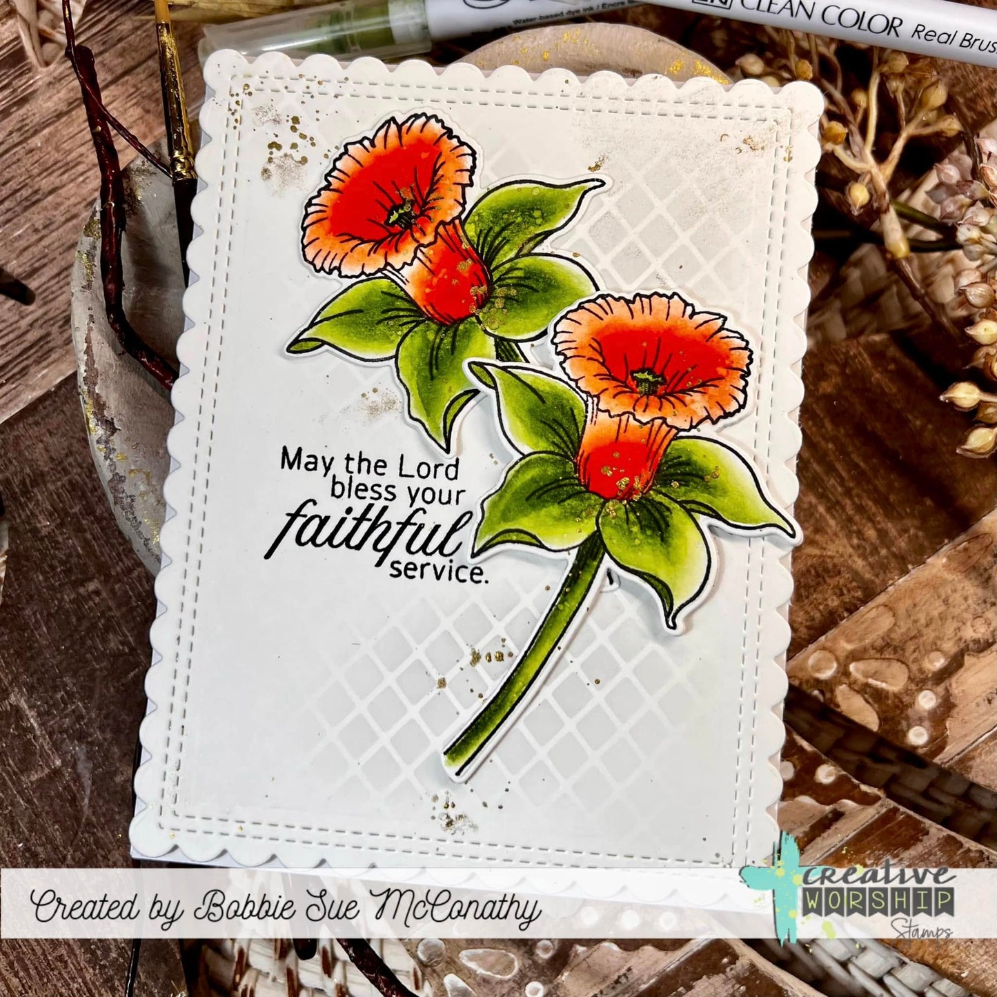 Spring Blossoms Clear Stamp Set