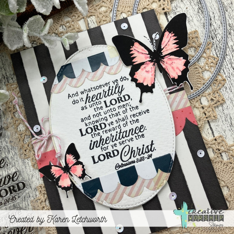 Stitched Ovals Die Set