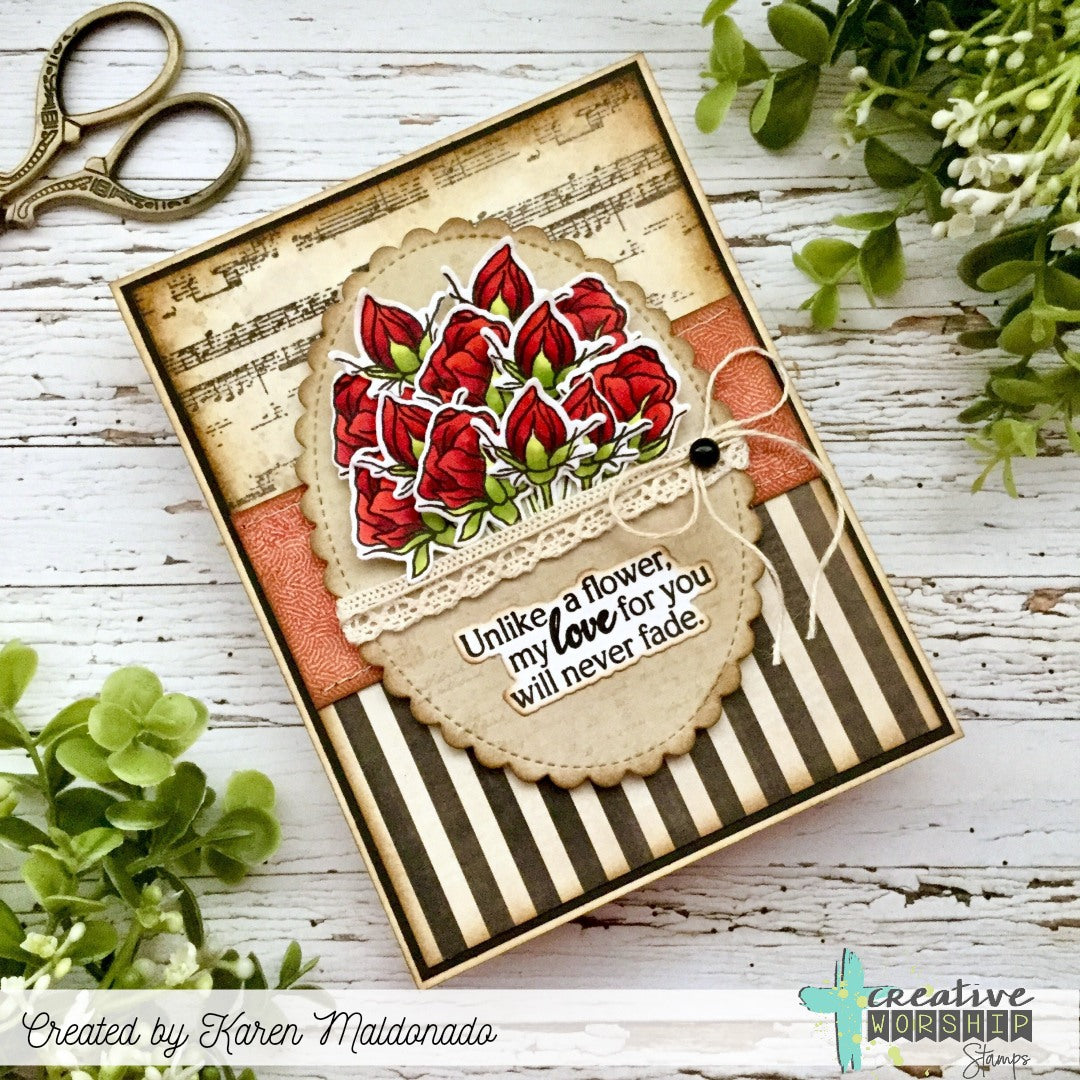 Hope Blooms Clear Stamp Set