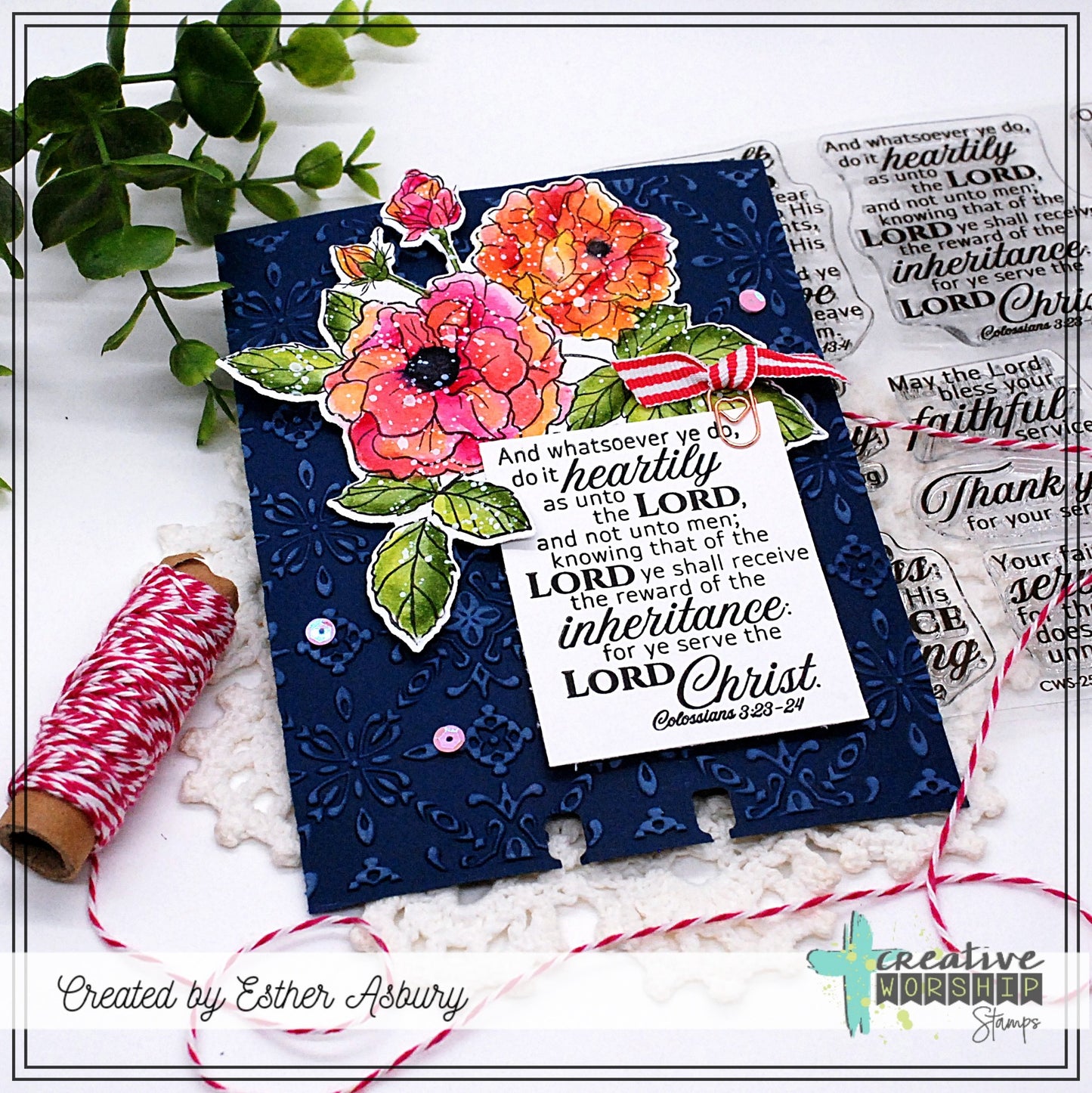 Hope Blooms Clear Stamp Set