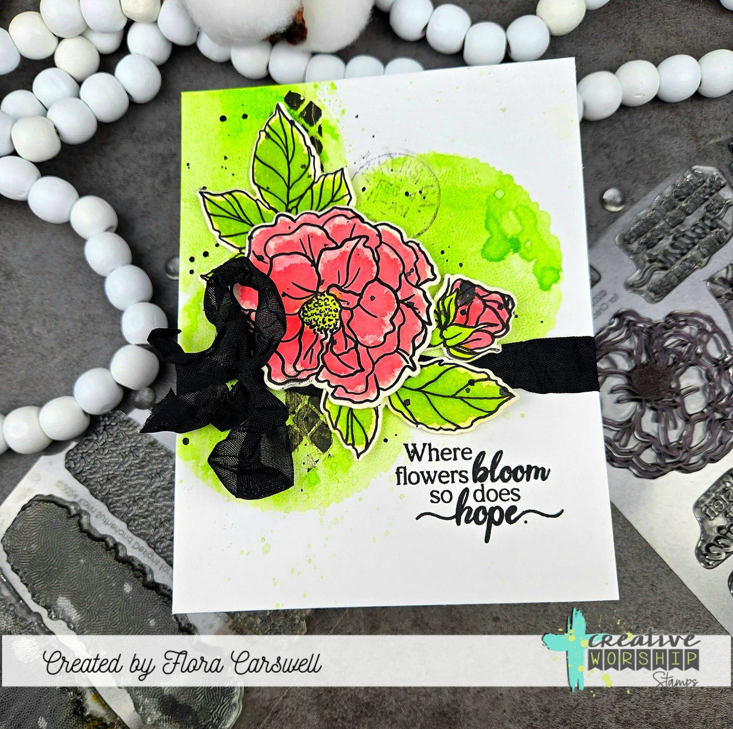 Hope Blooms Clear Stamp Set