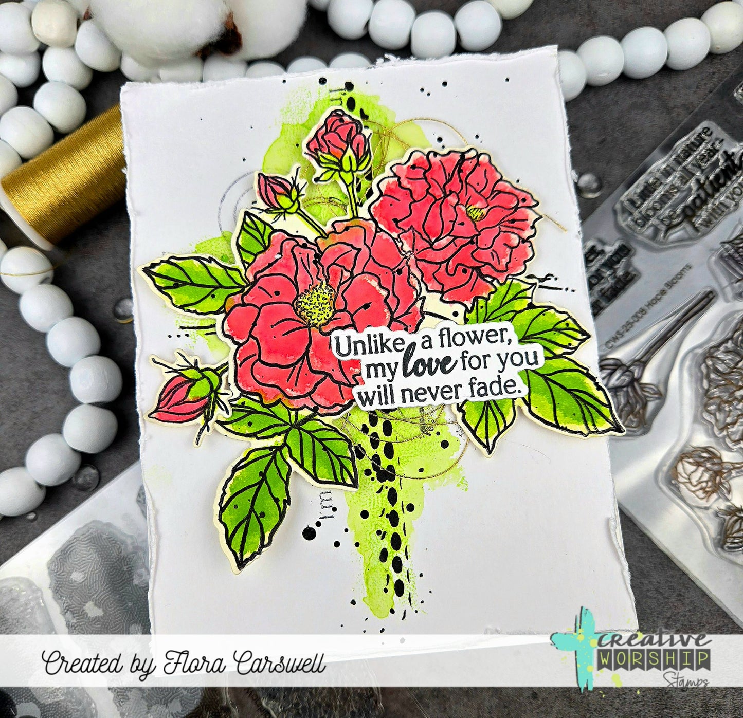 Hope Blooms Clear Stamp Set