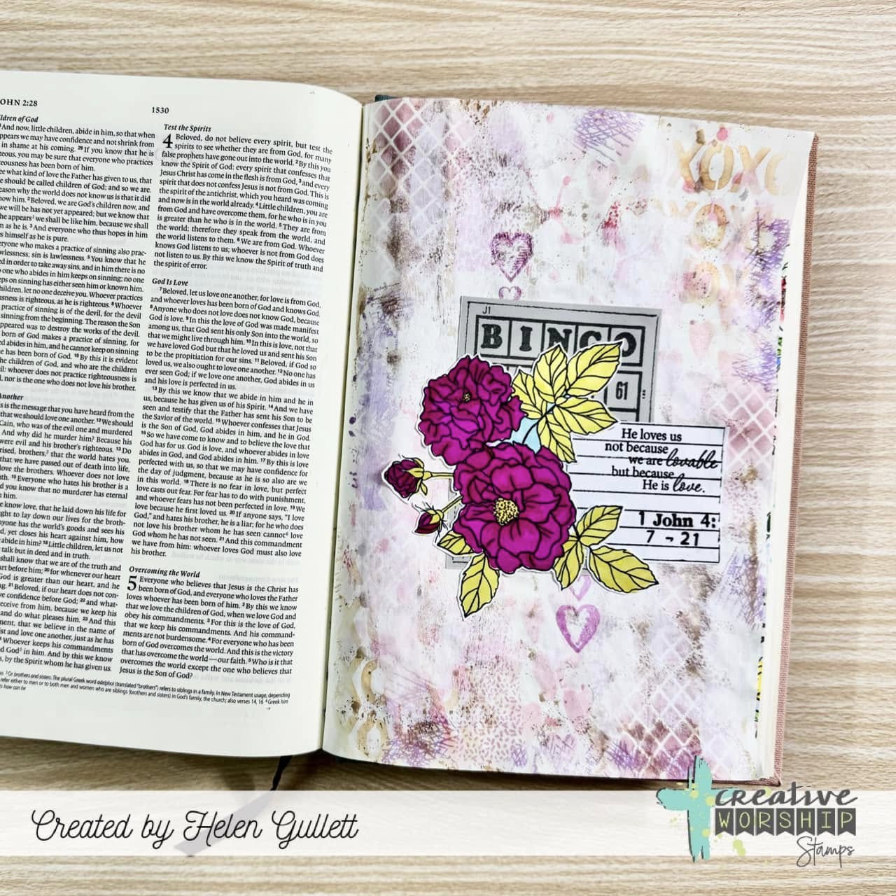 Hope Blooms Clear Stamp Set
