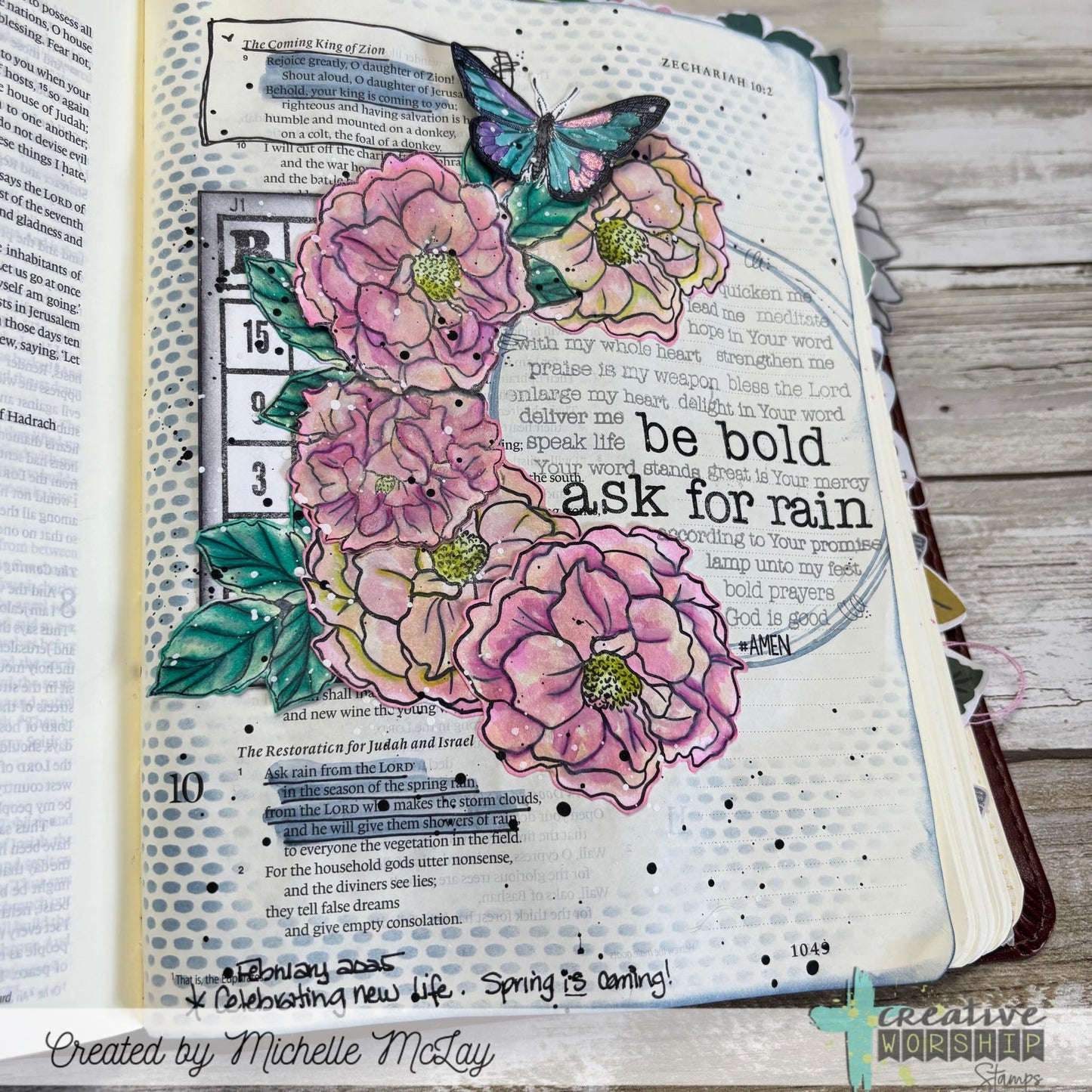 Hope Blooms Clear Stamp Set
