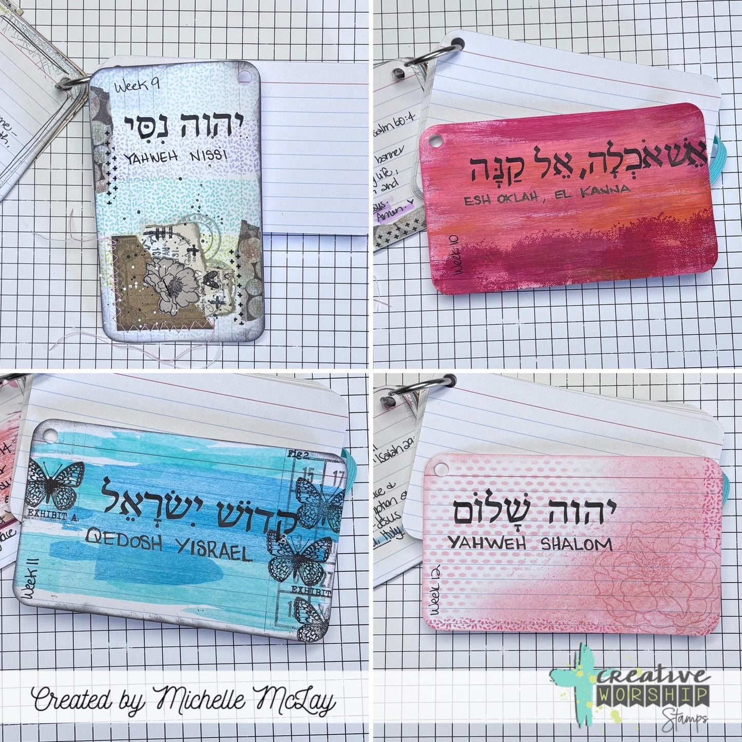Hebrew Alpha Clear Stamp Set
