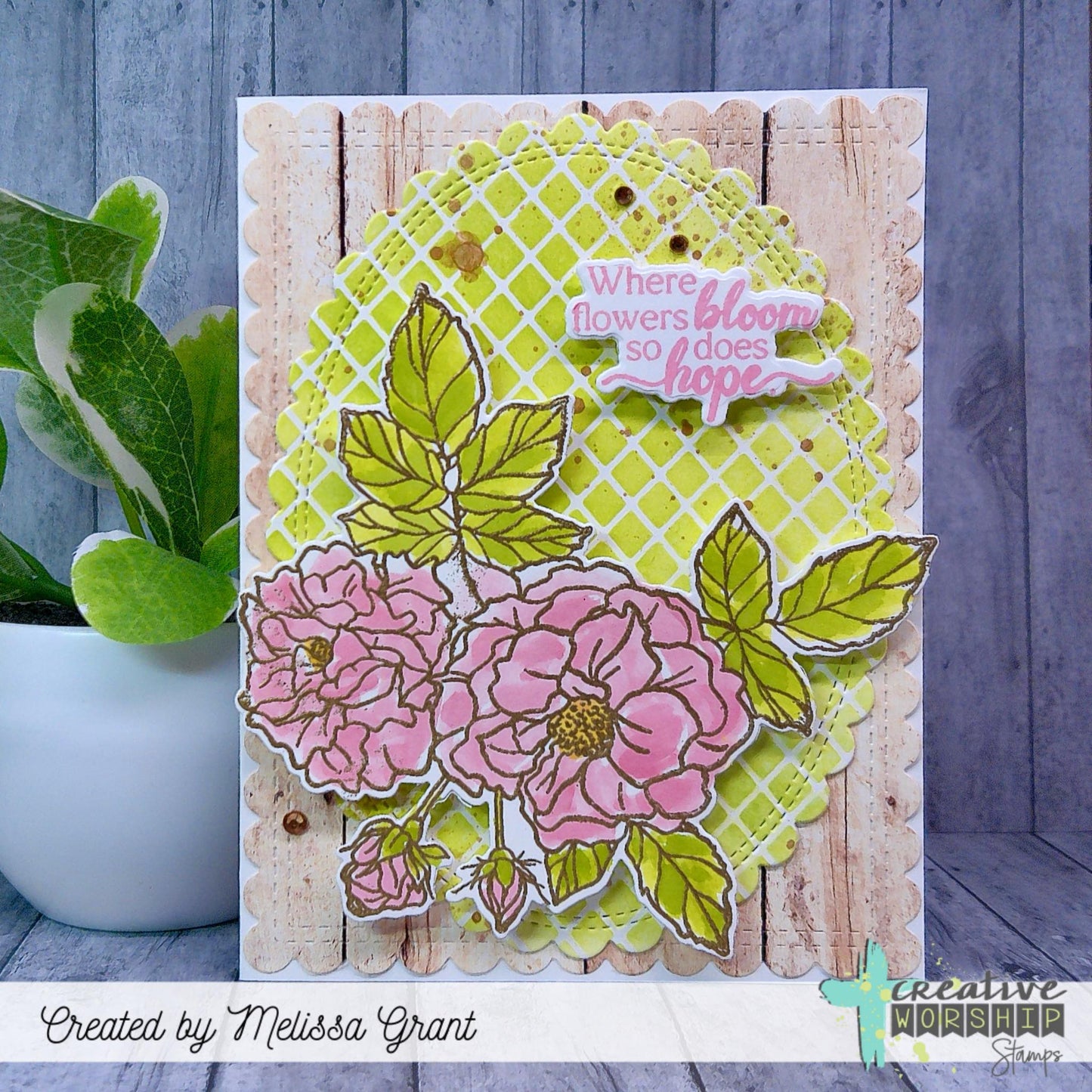 Hope Blooms Clear Stamp Set
