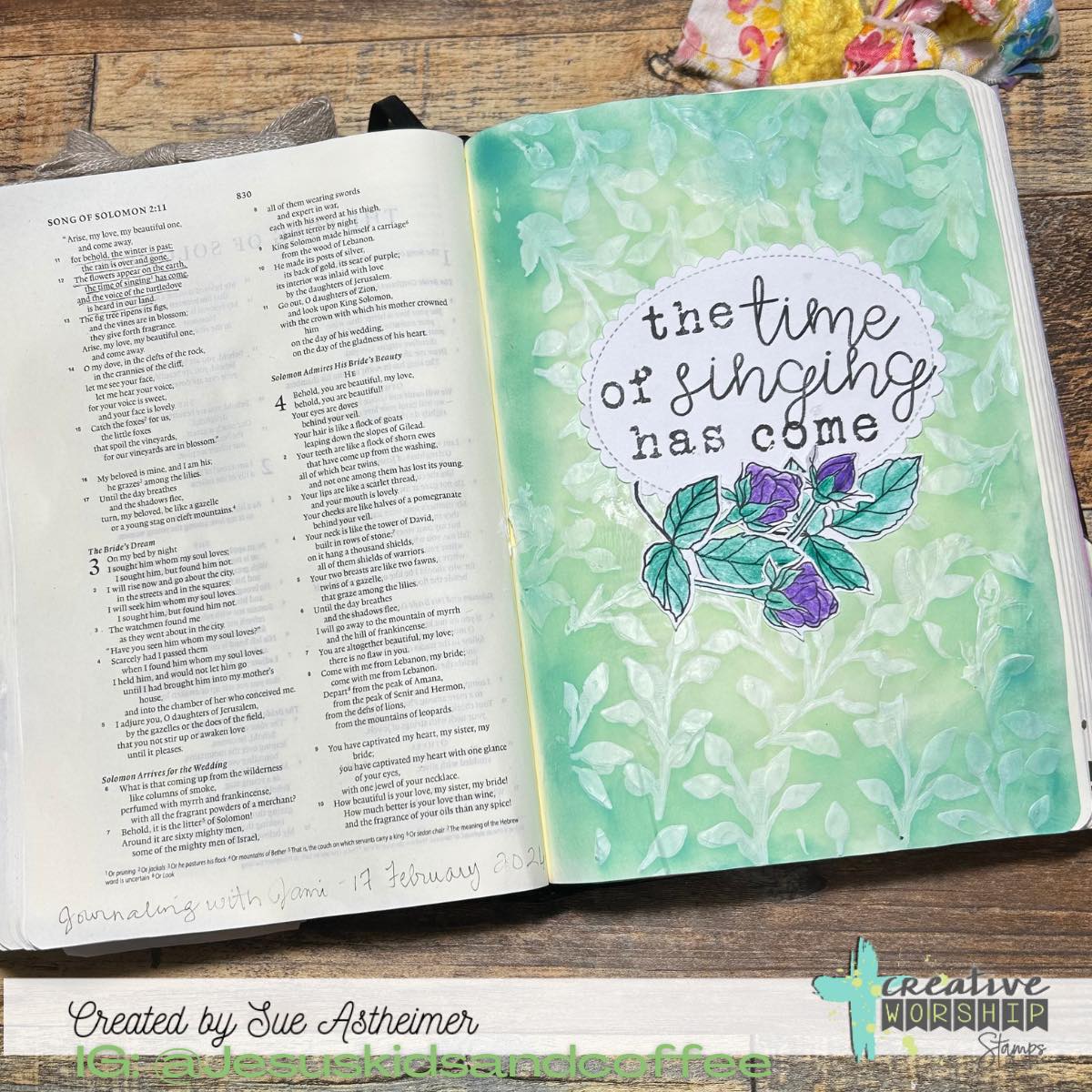 Hope Blooms Clear Stamp Set