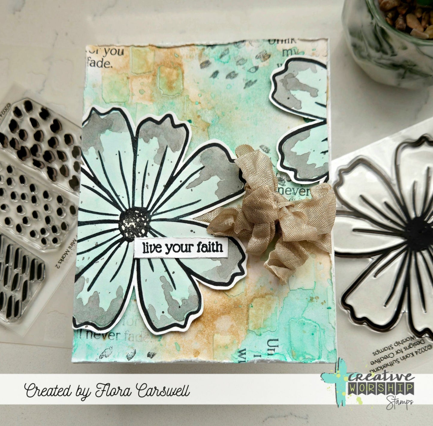 Messy Blocks Stencil