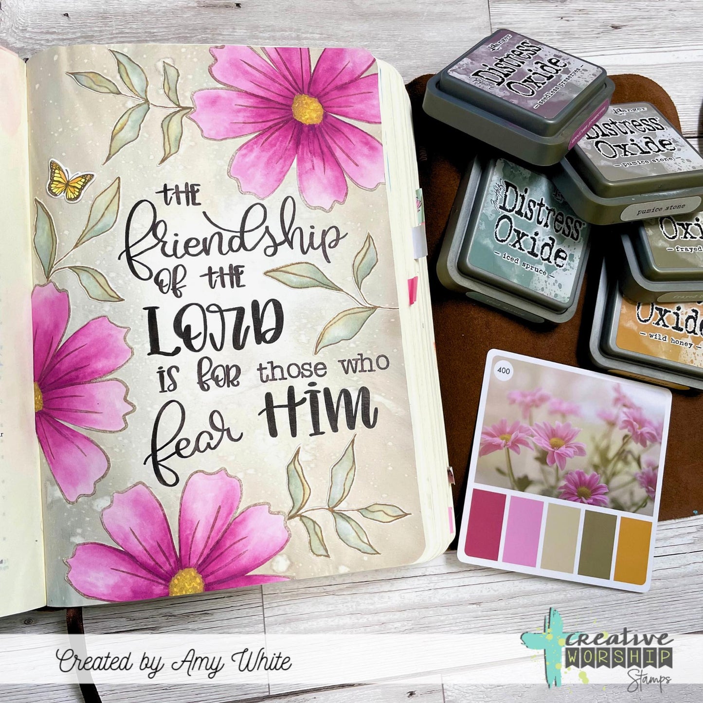 Cosmos Background Clear Stamp