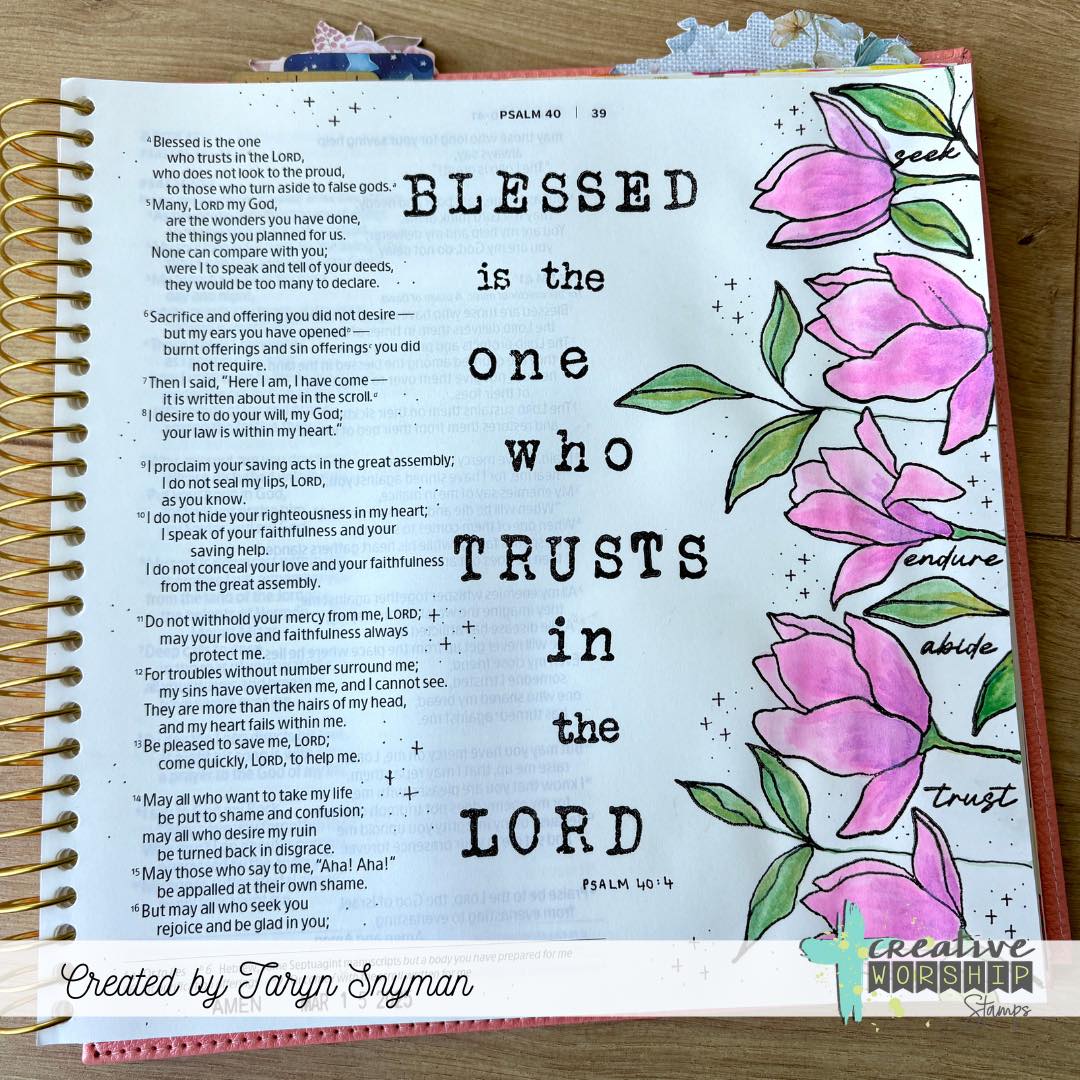 Mindful Magnolias Clear Stamp Set