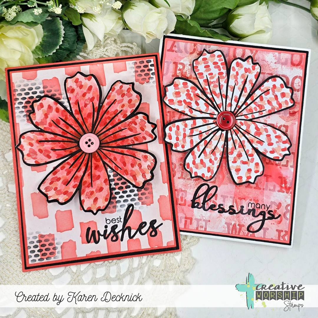 Cosmos Background Clear Stamp