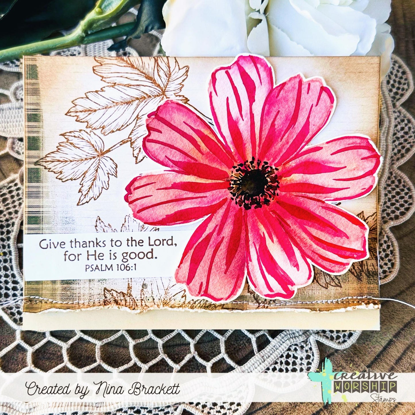 Cosmos Background Clear Stamp