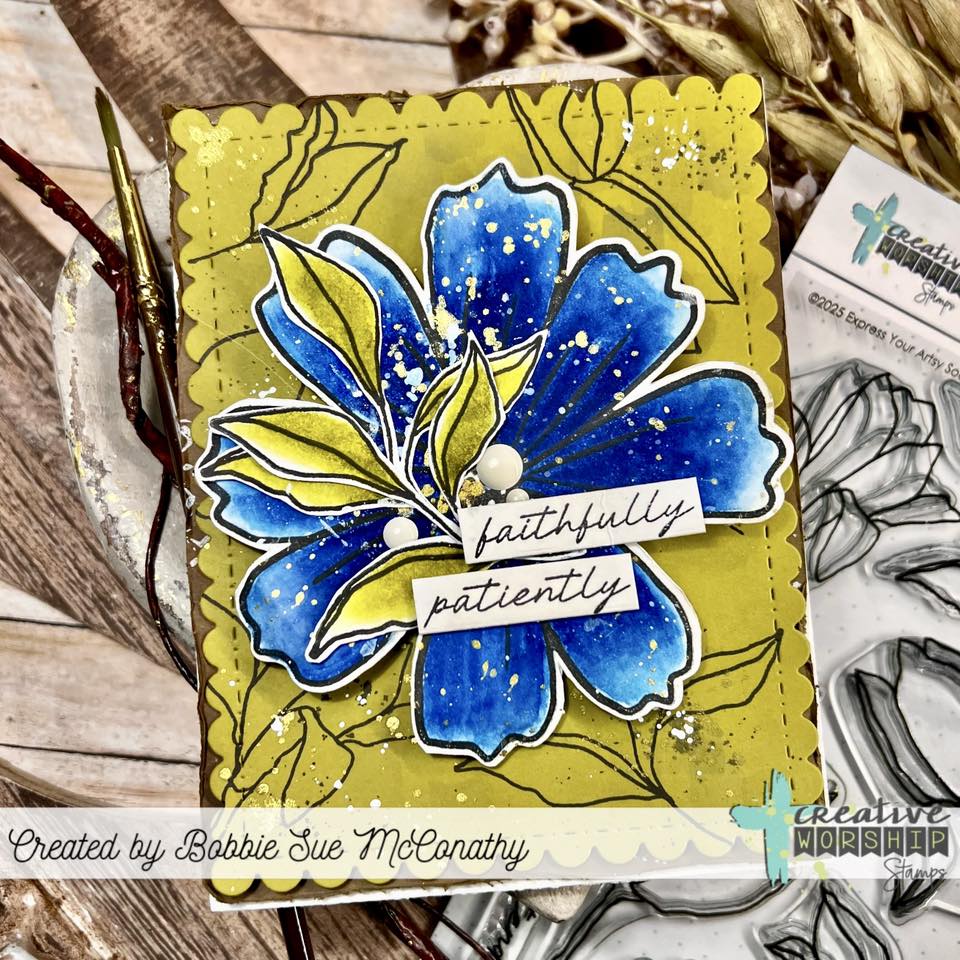 Cosmos Background Clear Stamp
