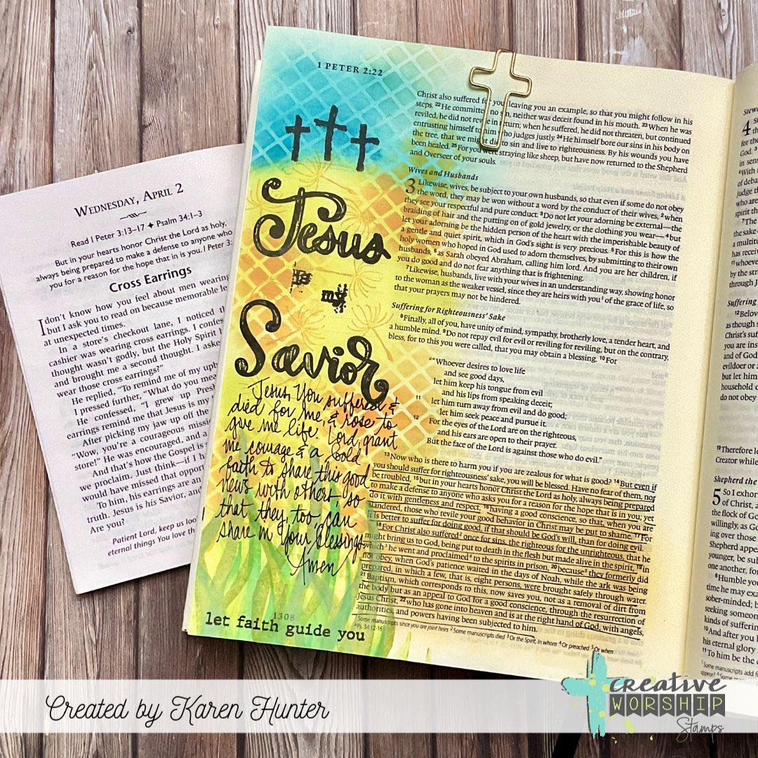 He Proved His Love Clear Stamp Set