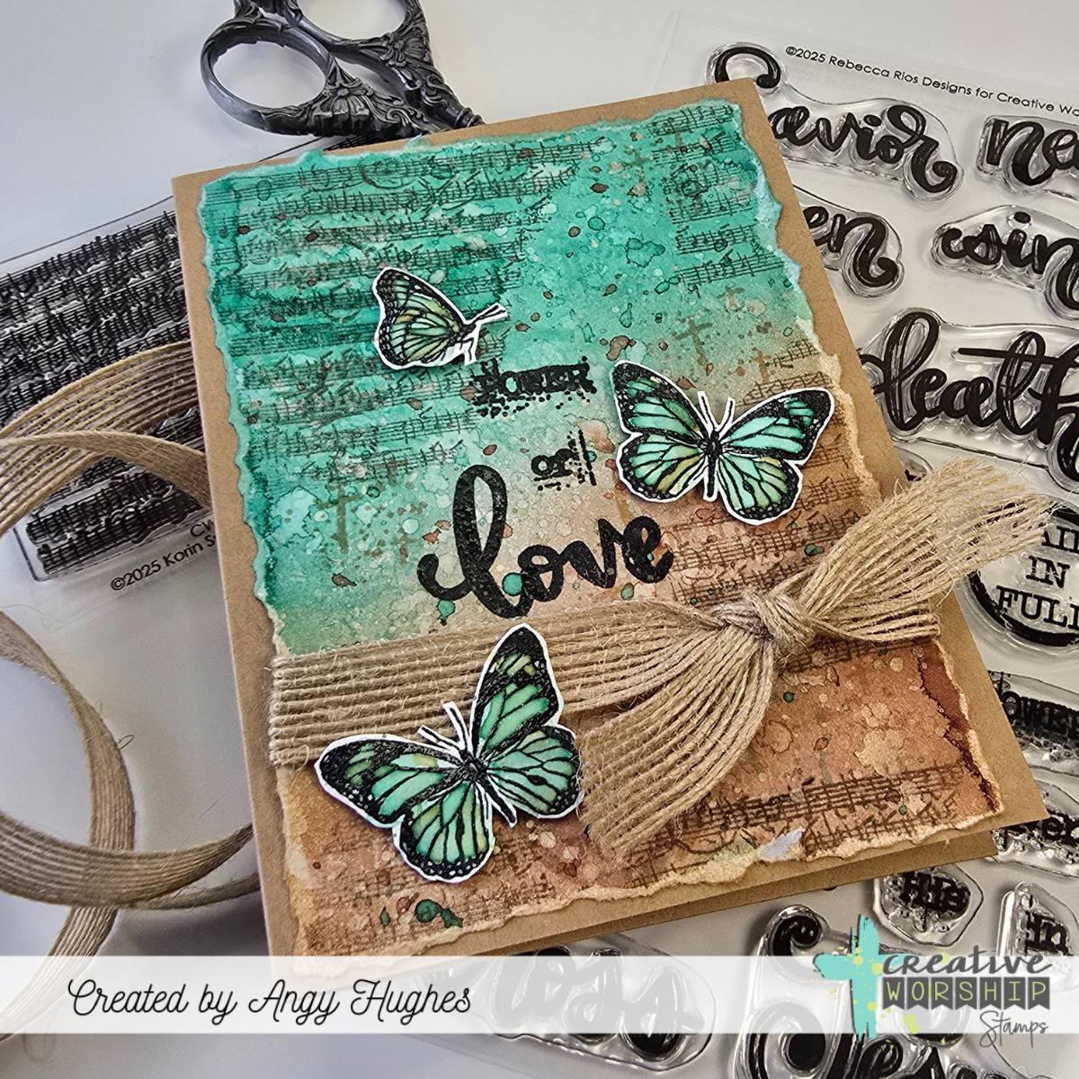 He Proved His Love Clear Stamp Set
