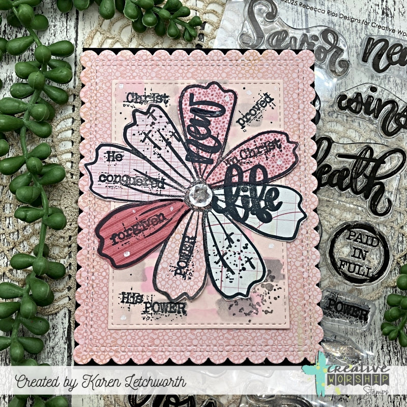 He Proved His Love Clear Stamp Set