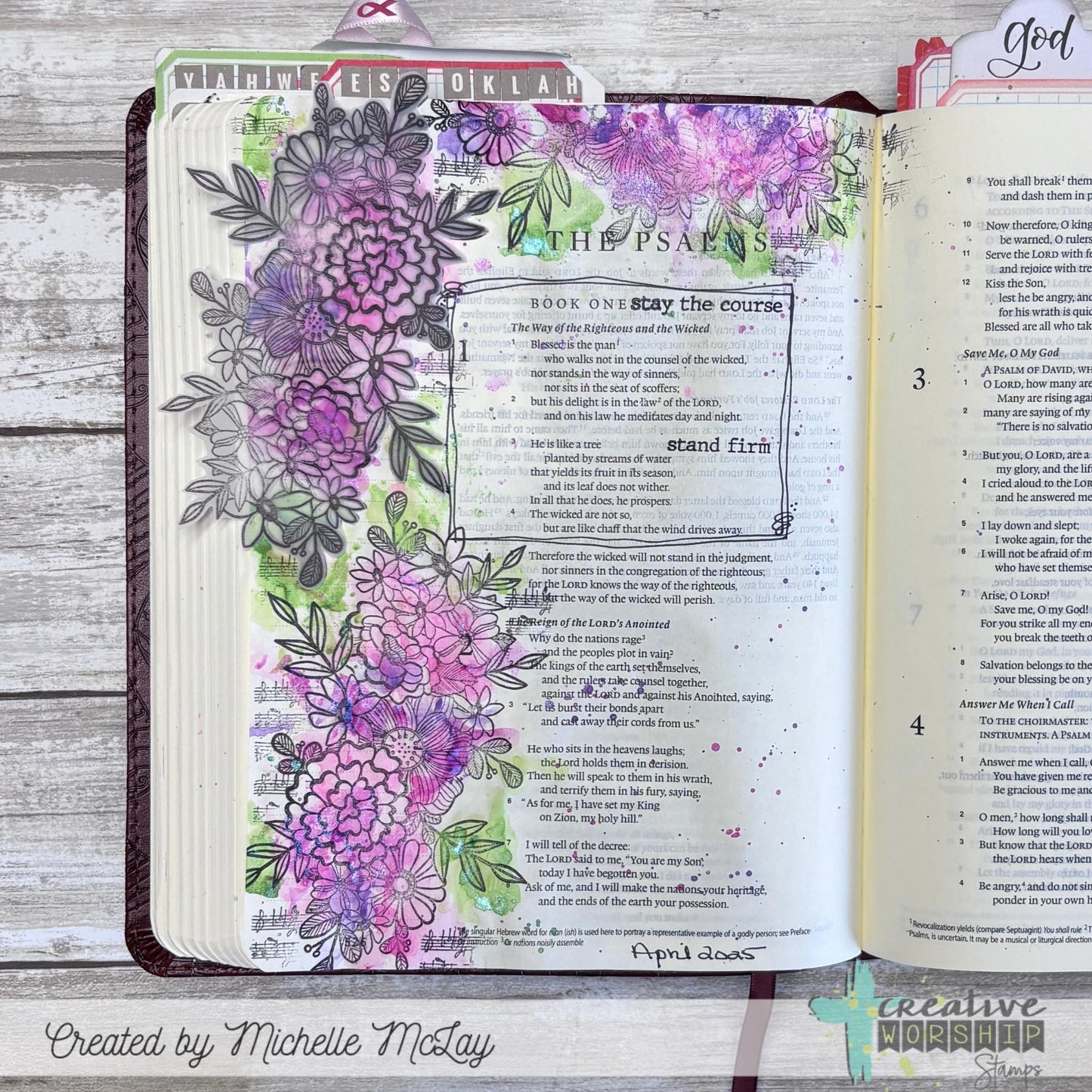 Worshipful Wordfetti Clear Stamp Set