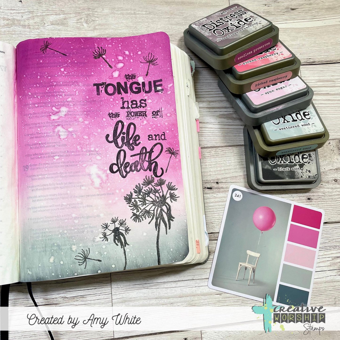 He Proved His Love Clear Stamp Set