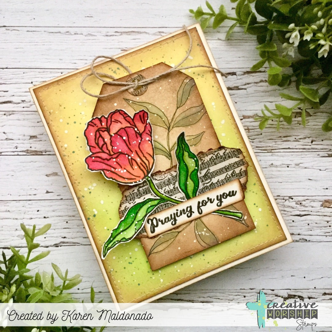 Blooming Tulips Clear Stamp Set